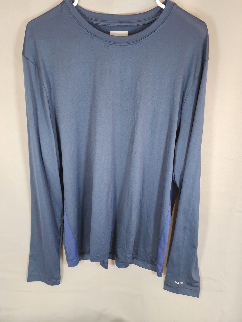 J. Crew Men's Long Sleeve Crewneck in Slate Blue